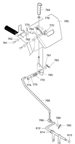 Part Location Diagram of 760293E020 Briggs and Stratton Control Panel